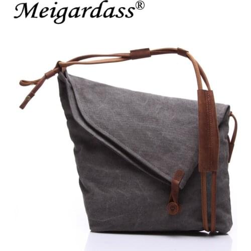 Canvas Bag Vintage Shoulder Bag Women Handbags Ladies Hand Bag Tote Casual Crossbody Bags for Women 2018 Bolsas Feminina