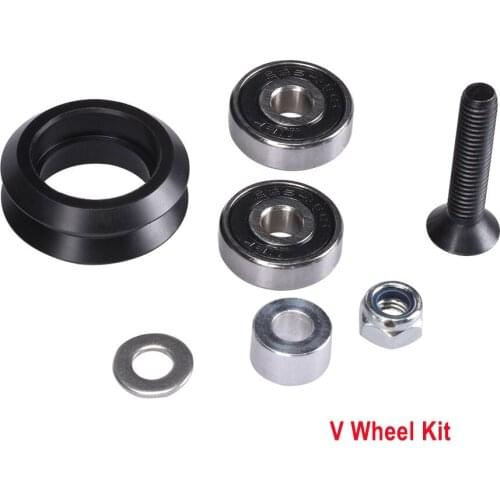 20 PCS Strong Solid V Wheel Kit Plastic Wheel POM Wheel V-type V Idler Pulley For Openbuilds V-Slot Rail Kit064