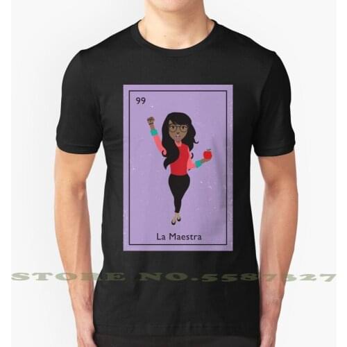 La Maestra No Logo Summer Funny T Shirt For Men Women Teacher Latina Chingona Maestra Kids School Utlastrong