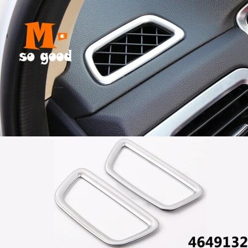 For Honda CRV CR-V 2012 13 14 15 2016 ABS Matte Car Head Front Dashboard Air conditioner AC Vent Outlet Trim Cover Accessories