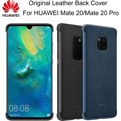 Original Official HUAWEI Mate 20 Mate 20 Pro Case PU Leather Back Cover Protective Shell For Mate 20 Mate 20Pro Cover