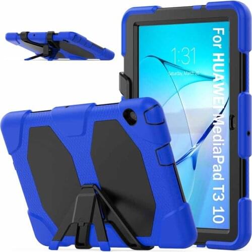 Shockproof Case For Huawei MediaPad T3 10 9.6 inch AGS-W09/L09/L03 Tablet Hard Military Heavy Duty Silicone Protection Cover