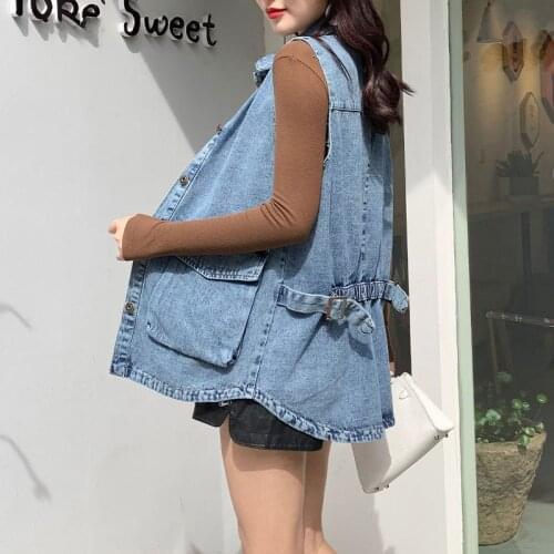 QBKDPU Women's Denim Vests China