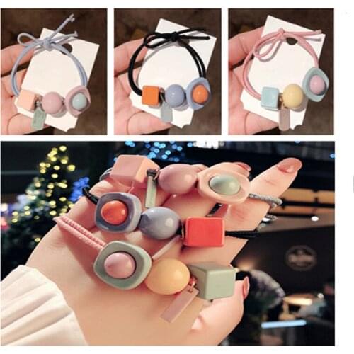 Ponytail Ropes Set Accessories Scrunchie Organza Fashion Headwear Cute Women Ball