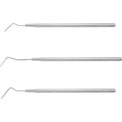 1PC Dental Stainless Steel Periodontal Probe With Scaler Explorer Instrument Endodontic Calibration Implant surgery repair Tool