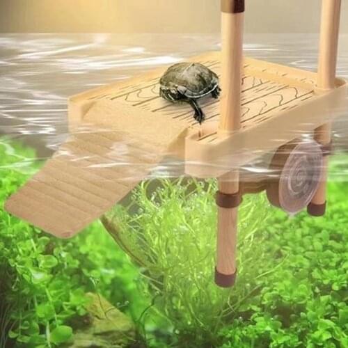 Tortoise drying platform Brazilian water turtle Floating island turtle tank Aquarium floating drying platform Lying platform
