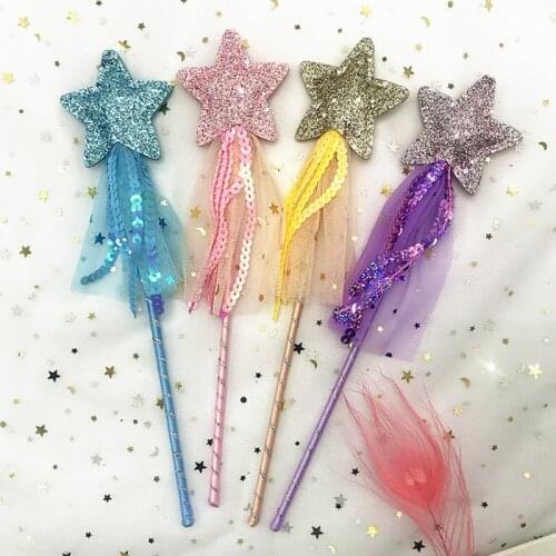 Tonlinker Kids Wands Butterfly Rainbow Wings Girls Princess Fairy Angel Wings Children Halloween Cosplay Costume Accessories