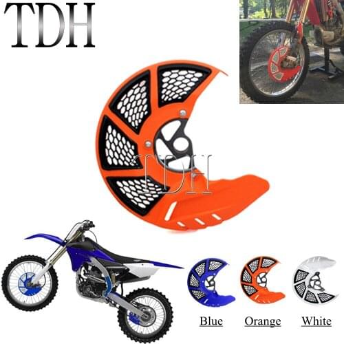 For Yamaha YZ125/250 Motorcycle Front Brake Disc Rotor Protection Guard Cover For EXC/SX/SX-F/XC 125 150 200 250 300 450