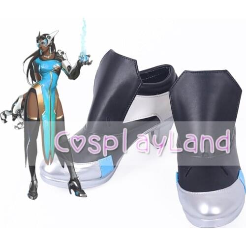 Game OW Satya Vaswani Symmetra Cosplay Boots Shoes for Adult Women Shoes Costume Accessories Custom Made