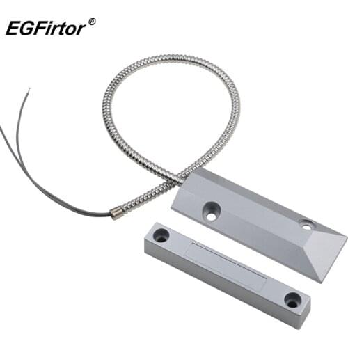 10Pairs Wire Garage Metal Door Alarm Magnetic Window Sensor Reed Switch Detector Sensor Roller Shutter Door N.C