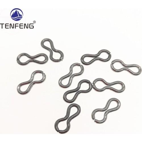 1000-5000pcs Stainless Steel Carp Splay Rings Swivel Buckle Lure Leader Sinker Eyes Connector Fishing Tackle Accessories Pesca