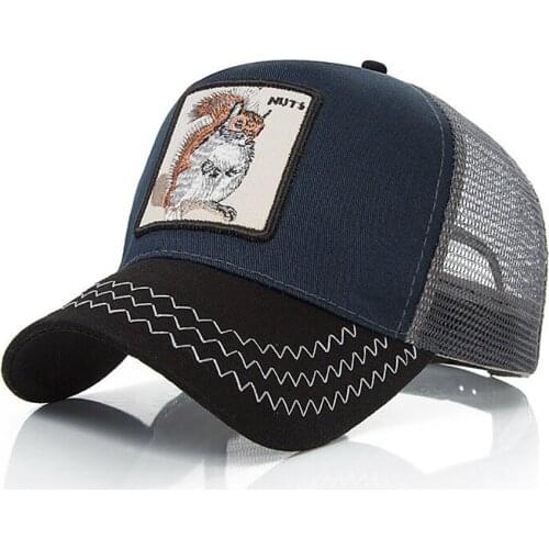 New Men Animal Embroidery Pattern Baseball Caps Women Personality Hip Hop Hats Summer Male Outdoor Sport Adjustable Cap Fashion