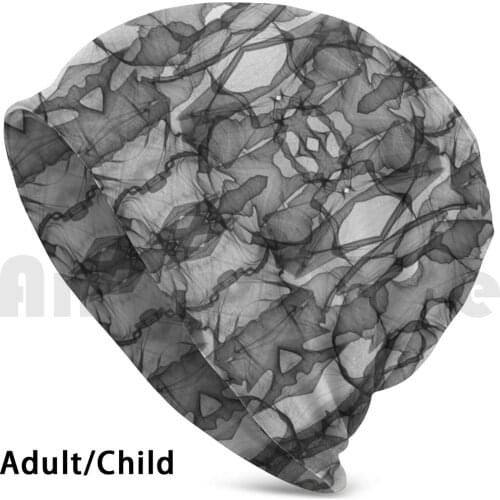 Digital Black And White Abstract Art Hat 2603 Hat Abstract Art Daily Art Arts Elect Creative