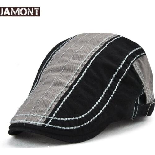 JAMONT 2018 New hat mens beret Mens Womens Peaked Caps Ivy Cap Golf Driving Sun Flat Cabbie Newsboy Hat Unisex Hats