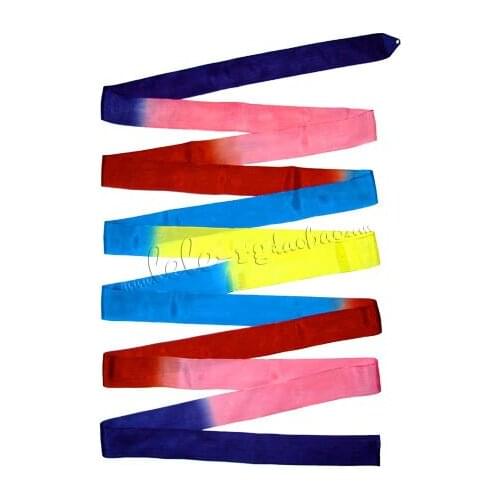 Multicolor Rhythmic Gymnastics Ribbon