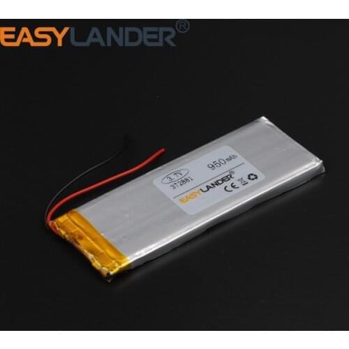 3.7V 372881 950mAh Polymer Li-ion Battery For bluetooth headset Bracelet Wrist Watch pen PDA MP3 Game Player mouse 372881