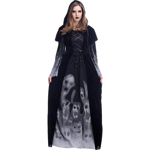 Ghostly Spirits Forgotten Souls Costume Grim Reaper Costumes for Women Halloween