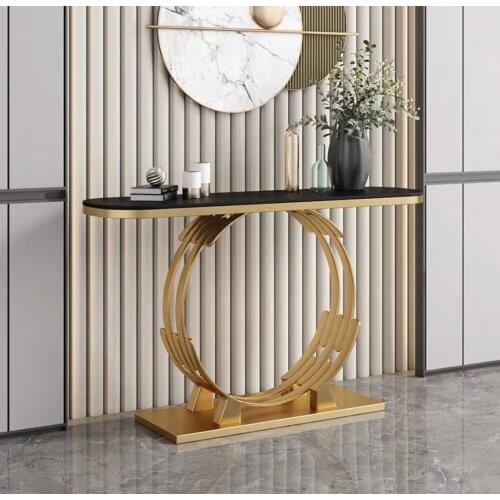Prodgf 1Pcs A Set Luxury Living Room Circle Life Corner Console Table