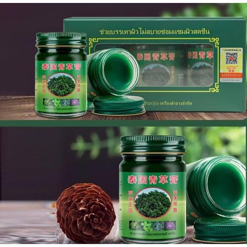 50g Thailand Tiger Balm Refresh Skin Care Herbal Cream Dizziness Headache Treatment Thai Pain Mosquito Relieve Itching