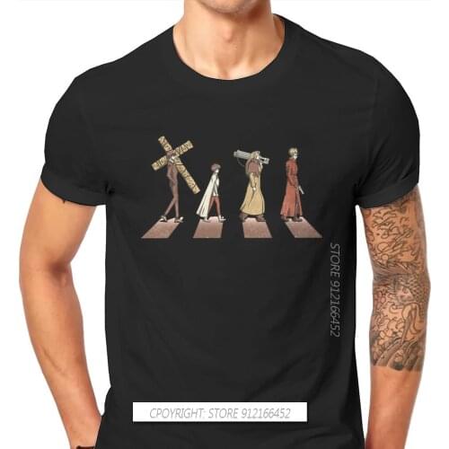 Trigun Vash The Stampede Meryl Stryfe Thompson Anime 100% Cotton TShirts Walking Personalize Mens T Shirt Funny Tops 3XL