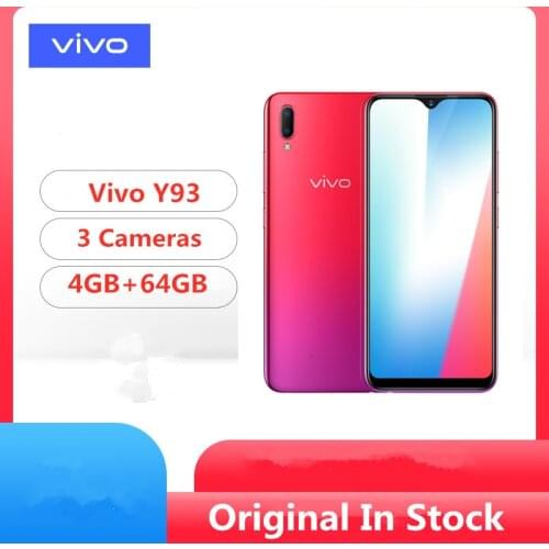 Original New VIVO Y93 Mobile Phone 3/4G RAM 64G ROM Octa core 6.2'' Full Screen Front 8.0MP Rear 13MP Camera 4030mAh Cell Phone