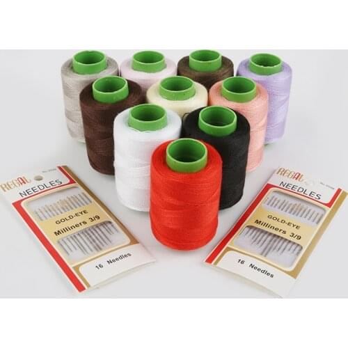 High Tenacity Sewing Threads 16/30pcs Durable Sewing Needles Embroidery DIY Hand Sewing Crafts Set Mending Accessories