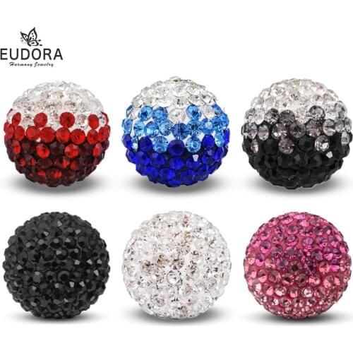 Eudora 16mm Crystal Chime Ball Angel Caller Harmony Mexican Bola Belly Bola fit For 16 mm Locket Cage Pendant /Earring Jewelry