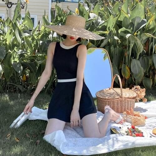 2021 New Korean Style One Piece Swimwear Women Push Up Swimsuit High Quality Bathing Suit Sexy Monokini Beachwear