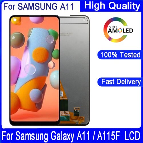 Original 6.4'' For SAMSUNG Galaxy A11 LCD For SAMSUNG A115F A115F/DS LCD Display Touch Screen Digitizer Assembly Replacement