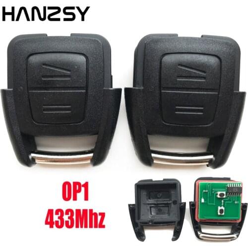 10pcs 433Mhz Car key For Opel Vauxhall Astra Vectra Zafira OP1 Replacement Keyless Entry Alarm Remote Key