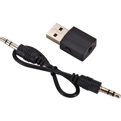 2 in 1 Wireless Bluetooth-Compatible V5.0 Receiver Transmitter Adapter 3.5mm For Car Music Audio Headphone Reciever Handsfree