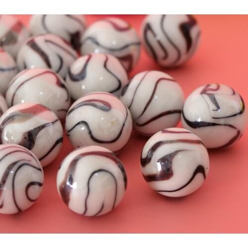 25mm Glass Marbles, Fun Marble Run Toys, Entertainment Games - Pack of 20