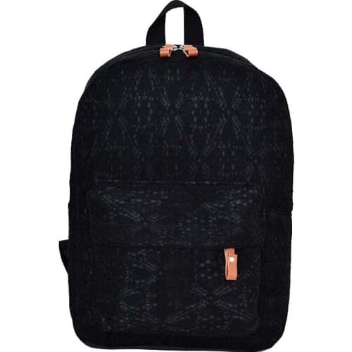 5PCS / LOT New Women Lace Backpacks Canvas Preppy Style School Bag For Girl Ladies Teenagers Travel Bags Schoolbag