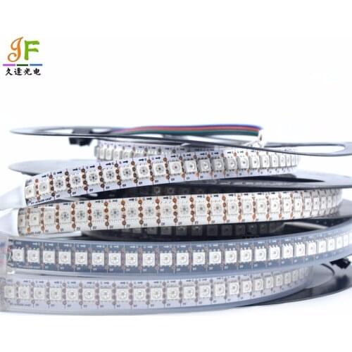 5X 1M DC5V SK9822144LEDS/M addressable 5050 RGB full color flexible led pixel strip IP30 IP65 IP67 DATA and CLOCK seperately