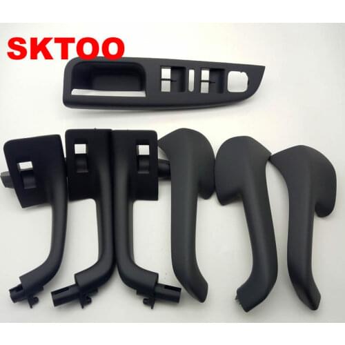 7 pcs black inner door handle free shipping for Golf 5 MK5 Volkswagen Jetta MK5 door handle inner armrest