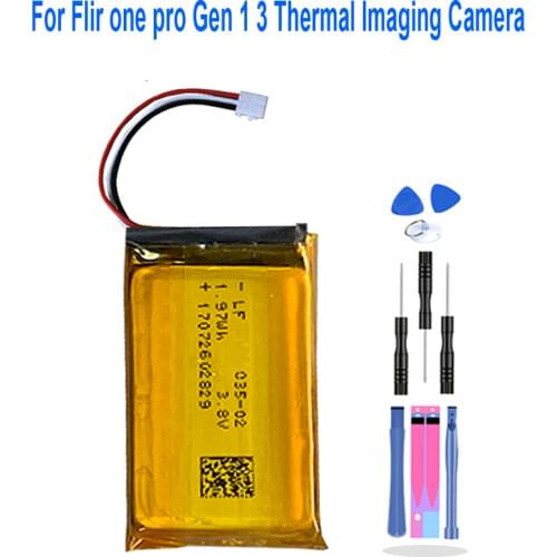 3.7V 520mAh Battery for Flir one pro Gen 1 3 Thermal Imaging Camera Batteries