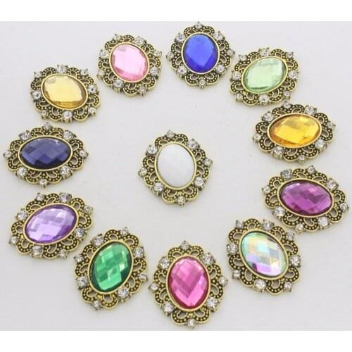 2018 Real Sale 10pcs/set Gold /silver 26*32mm Acrly White And Doll Beauty Head Inlay Buttons Diy Sewing Accessory Wedding Liory