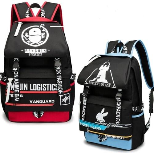 Anime Game Amiya Texas Cosplay Backpack Women Man Large Capacity Travel Bag Teenager Fashion School Bags Oxford Casual Bagpack
