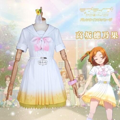 Anime Lovelive!!μs All Members Umi Eli Maki Rin Nico A song for you! Cosplay Costume Lolita Dress Halloween Suit For Women Outf