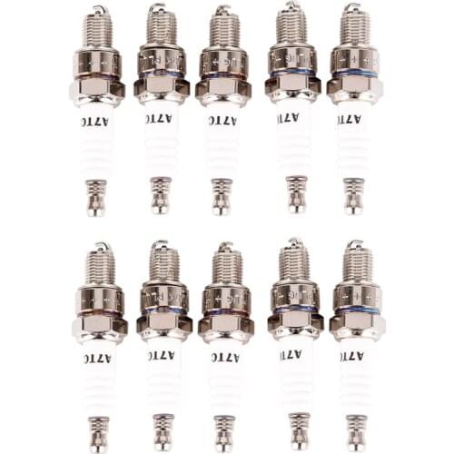 ATV Dirt Bike Go Kart Scooter 2 A7TC Spark Plug 50cc 70cc 90cc 110cc 125cc 150cc