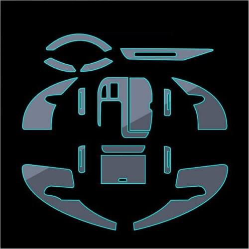 Car-Styling New Car Interior Trim Dashboard Clear Paint Protective Film Stickers for Lexus LS460 500H 2018