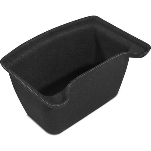 Car Back Rear Felt Middle Seat Storage Box Holder Back Seat Organizers Container Tray Interior Accessories for Tesla Model Y2021