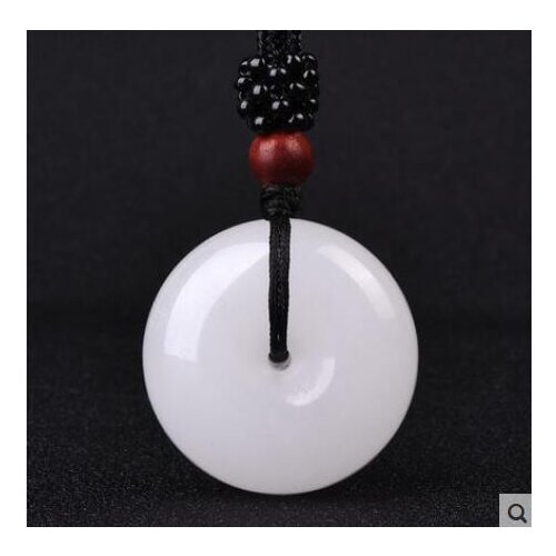 Safe buckle Xinjiang Kunlun fall Ben life couple gift men and women chalcedony pendant necklace pendant