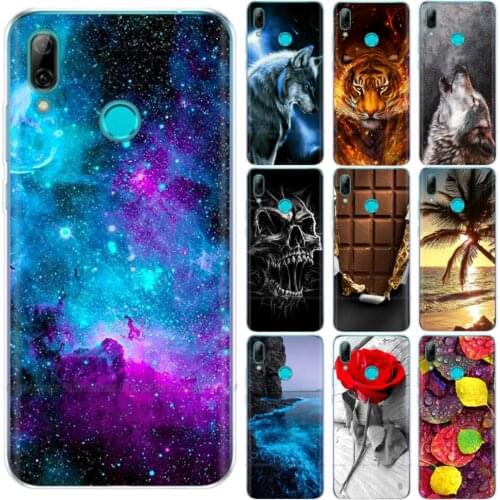 For Huawei Y7 2019 Case Y7 2019 Silicon Soft TPU Phone Case Shells cartoon Back Cover for Huawei Y7 2019 Bumper Fundas Capa bags