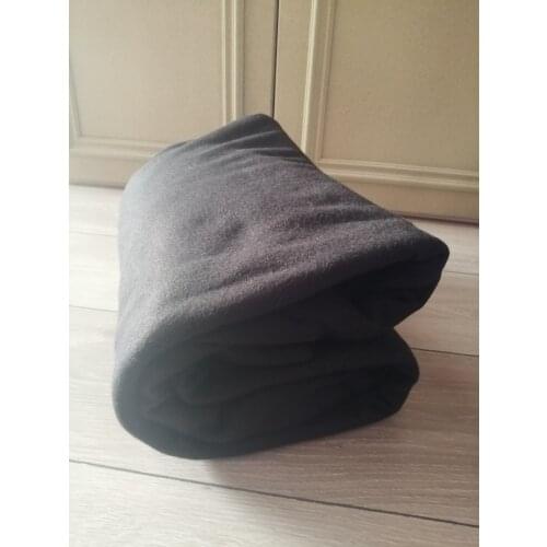 Black Fleece Thin Blanket Seasonal Pique camping cover tent cover