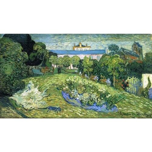 Daubignys Garden by Vincent Van Gogh Reproduction oil painting Canvas art Handmade High quality