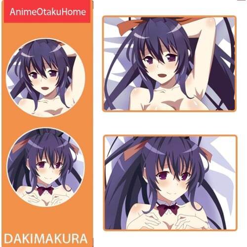 Anime High School DxD Hugging Himejima Akeno Double-Sided Printed Pillowcase Otaku Bedding Decoration Dakimakura Pillow Case