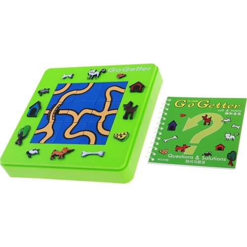 Puzzle Maze Cute Cartoon Animals Board Game Go Better Cat & Mouse Game Kids Toy