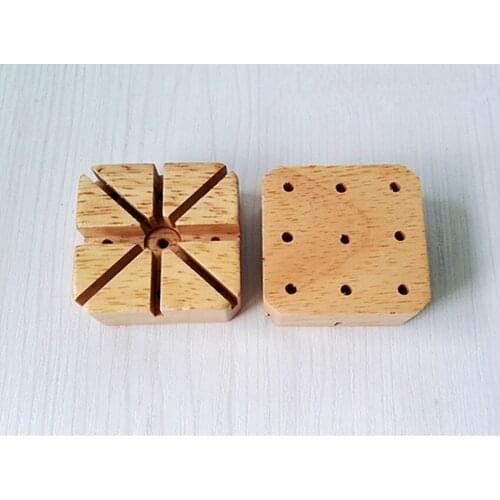 Watch maintenance tools wood table frame table seat watchband fixed regulator watchband tools