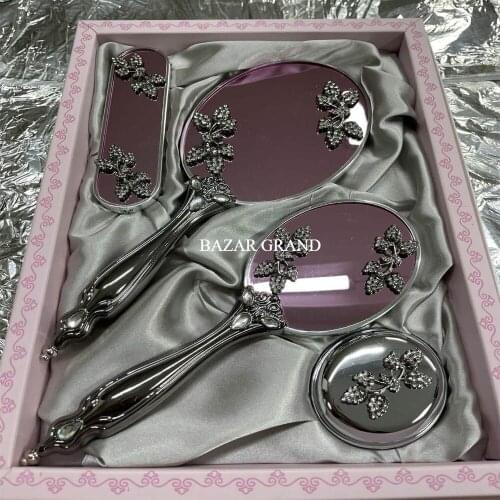 GOOD CARE Ladies Special Grooming Mirror Shaving Brush Comb Handle Hair Brush special Zikron Shaved suede 5 and 4 AWESOME FREE S